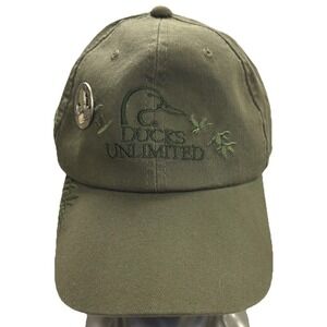 Ducks Unlimited Leader Green Hat Cap Ducks Illinois Ducks Unlimited Pin‎ Hunting